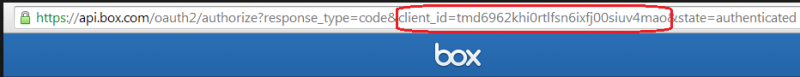 Client ID in the web address